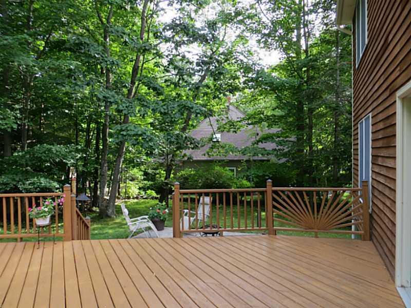15 Silver Ridge Road Bangor, ME 04401 - Photo 7 of 32 Patio/Deck. The stairs from the deck...