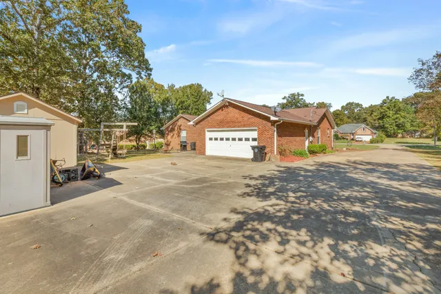 a view of a house with a outdoor space