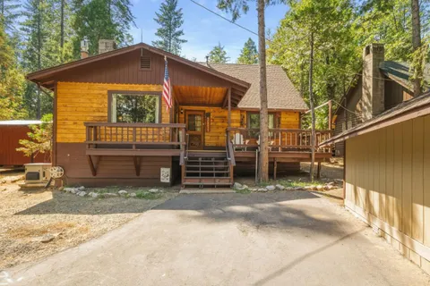 a view of a house with a porch