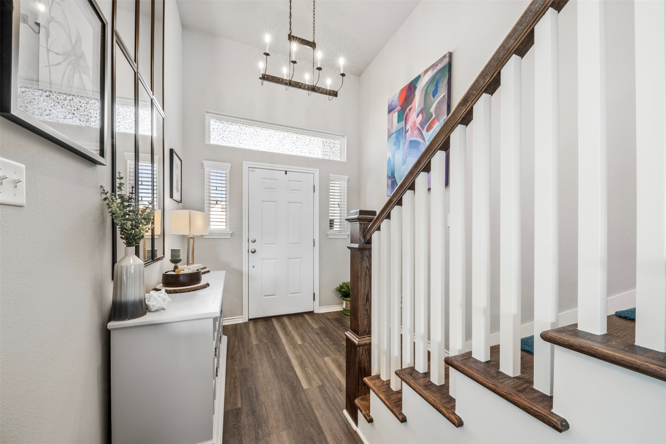 2506 Lightfoot Lane Bryan, TX 77803 - Photo 7 of 47 a view of a livingroom with furniture and stairs