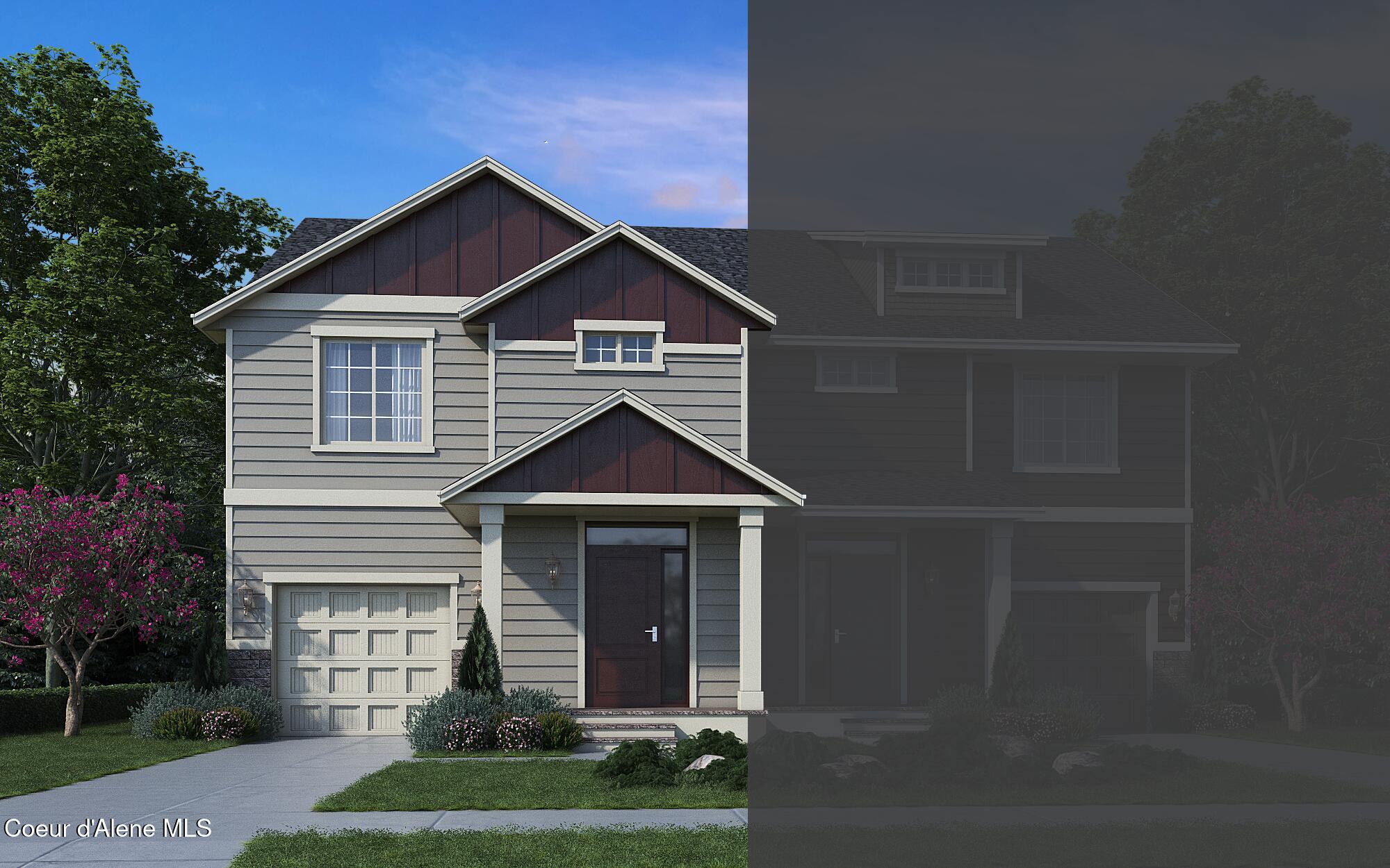 1531 North Wilhelm Way Post Falls, ID 83854 - Photo 2 of 5 Rock Falls Twin Home - Left Rendering