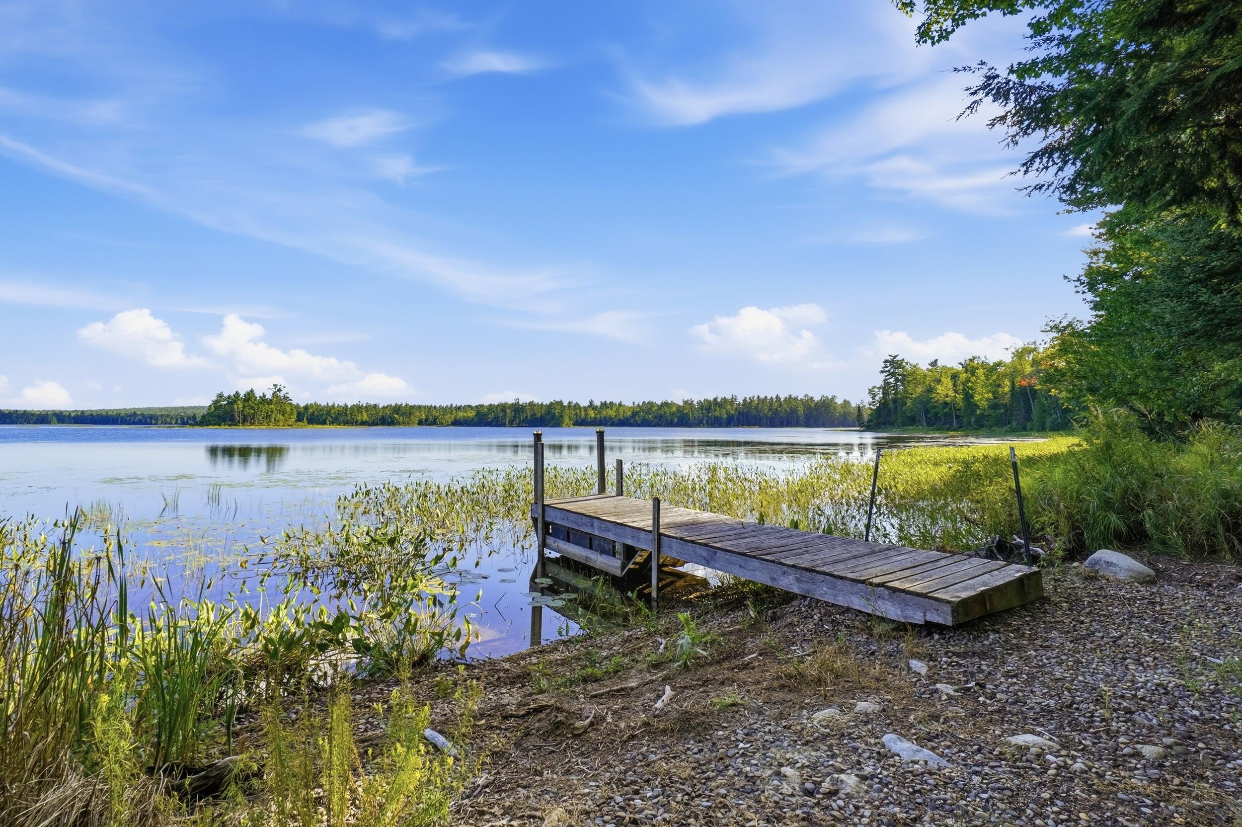 395 Lee Road Lincoln, ME 04457 - Photo 52 of 61 054_395lee_lakefront_dock_view_1
