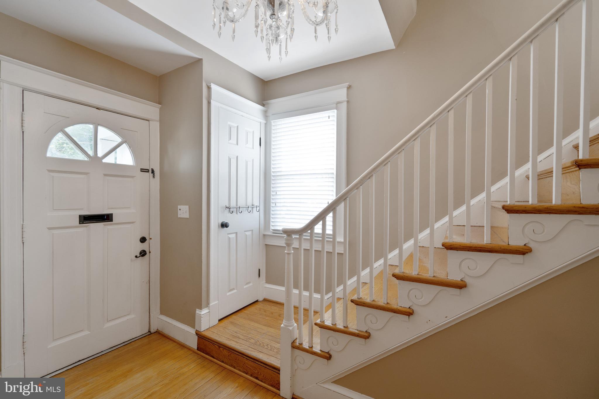 1955 Seminary Road Silver Spring, MD 20910 - Photo 4 of 41 a view of entryway and hall with wooden floor