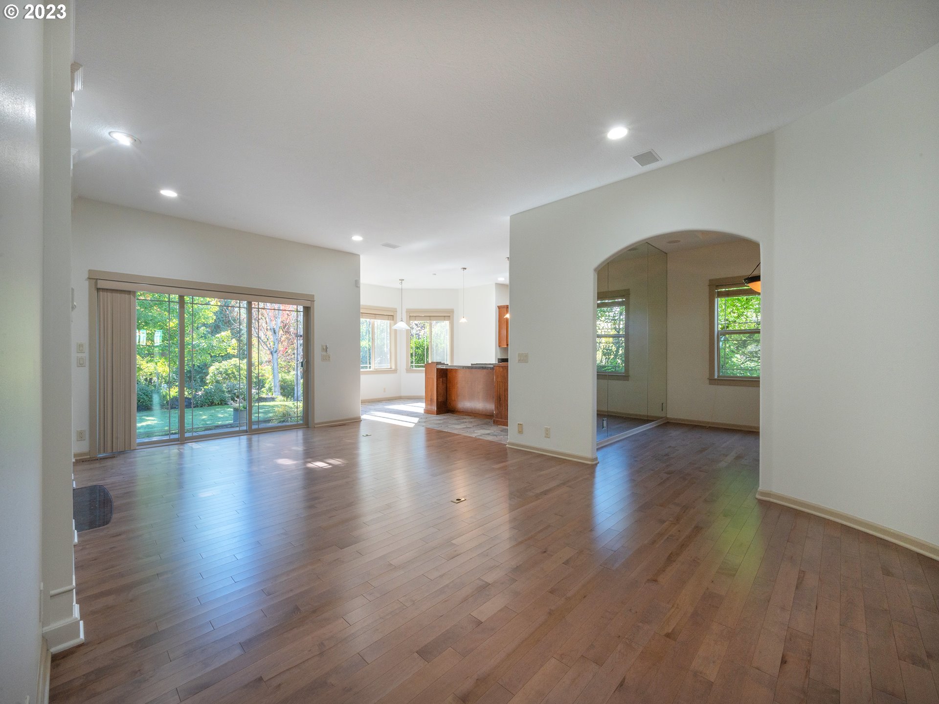 3384 Lakeside Drive Eugene, OR 97401 - Photo 46 of 48 a view of empty room with wooden floor and windows