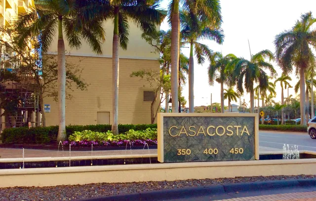 a view of a sign board