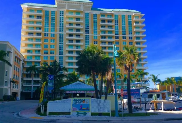 a front view of a building