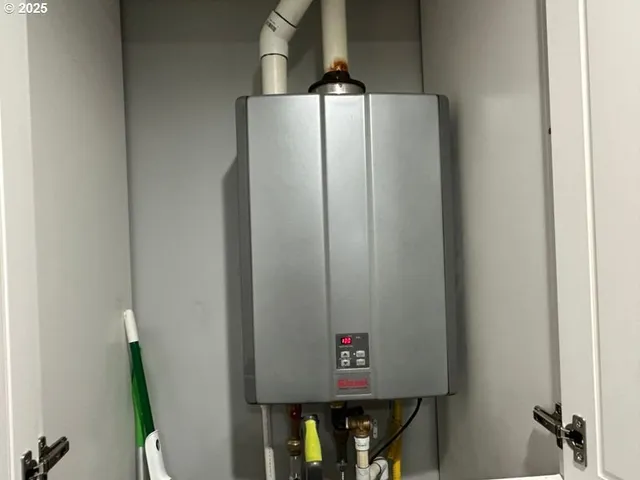 a close view of a refrigerator in kitchen