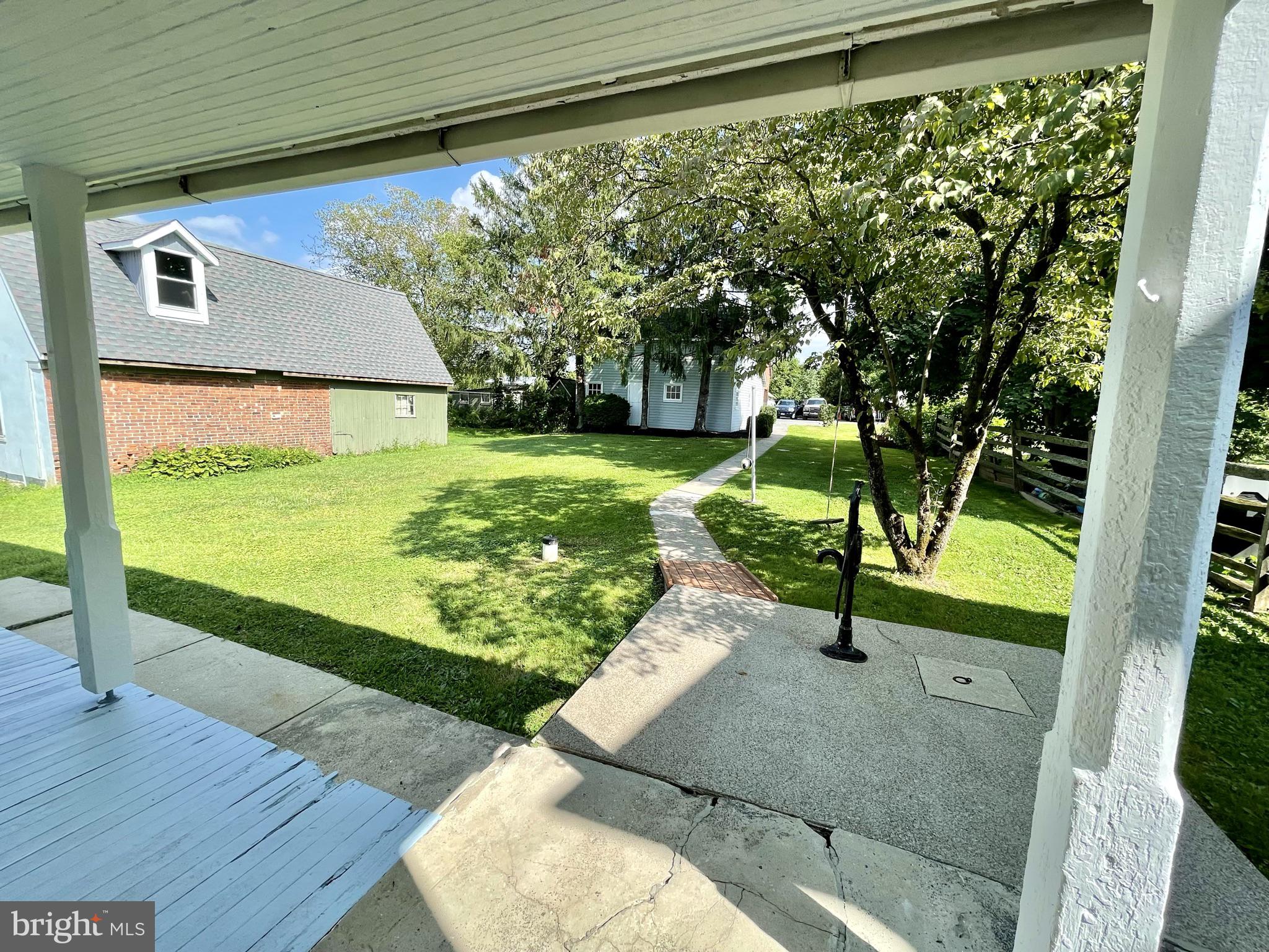 3103 Bedminster Road Ottsville, PA 18942 - Photo 6 of 31 Back yard leading to the detached garage