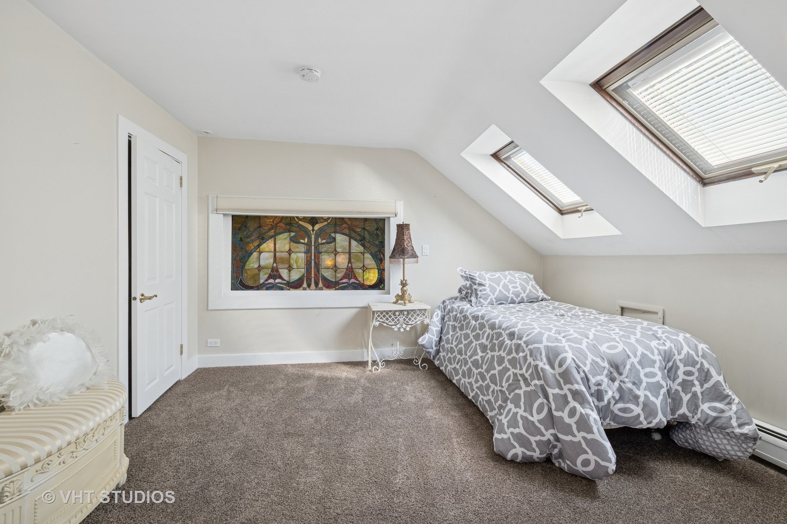 153 Algonquin Road Barrington Hills, IL 60010 - Photo 43 of 95 a bedroom with a bed and painting on the wall