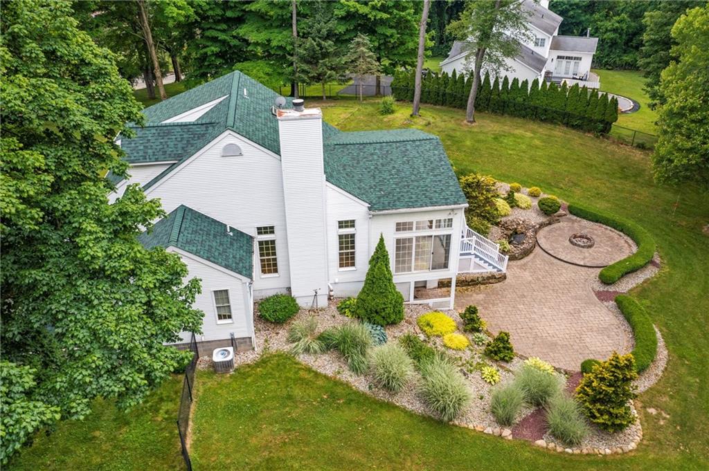 2996 Mercer West Middlesex Road West Middlesex, PA 16159 - Photo 8 of 48 an aerial view of a house with a swimming pool outdoor seating and yard