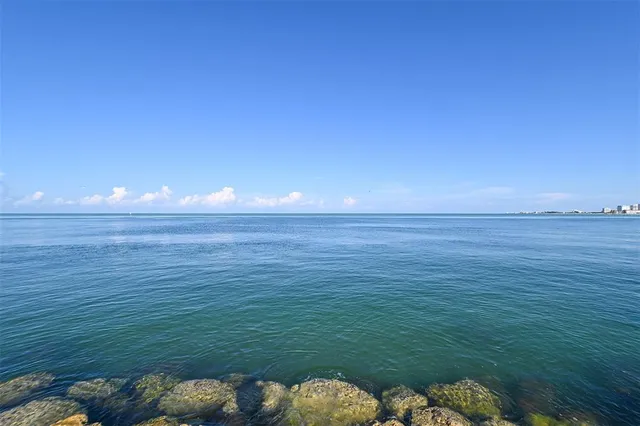 a view of an ocean beach