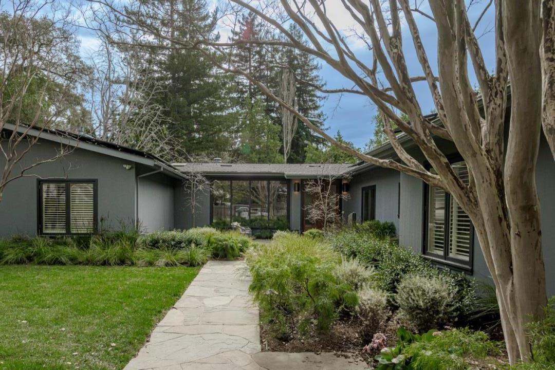 747 Bromfield Road Hillsborough, CA 94010 - Photo 76 of 76 a front view of house with yard and green space