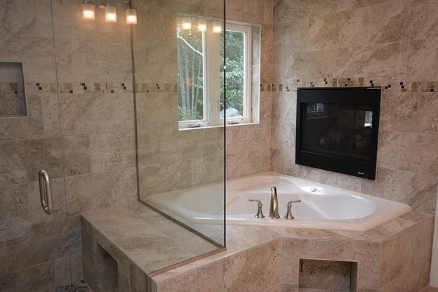 40 Green Street Foxboro, MA 02035 - Photo 12 of 16 a bathroom with a bathtub and a sink