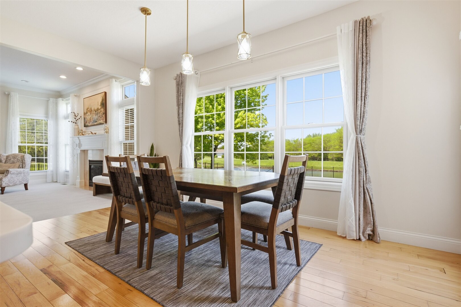 1248 Talon Lane Forsyth, IL 62535 - Photo 28 of 67 a view of a dining room with furniture window and outside view