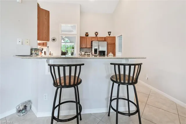 a dining room with chairs
