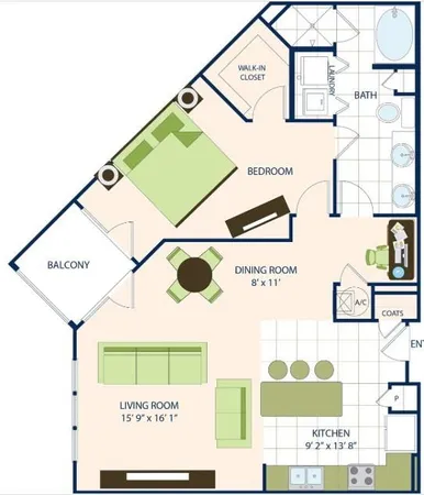 $1,725 | 3443 Kingsboro Road Northeast, Unit 1215, Atlanta, GA 30326