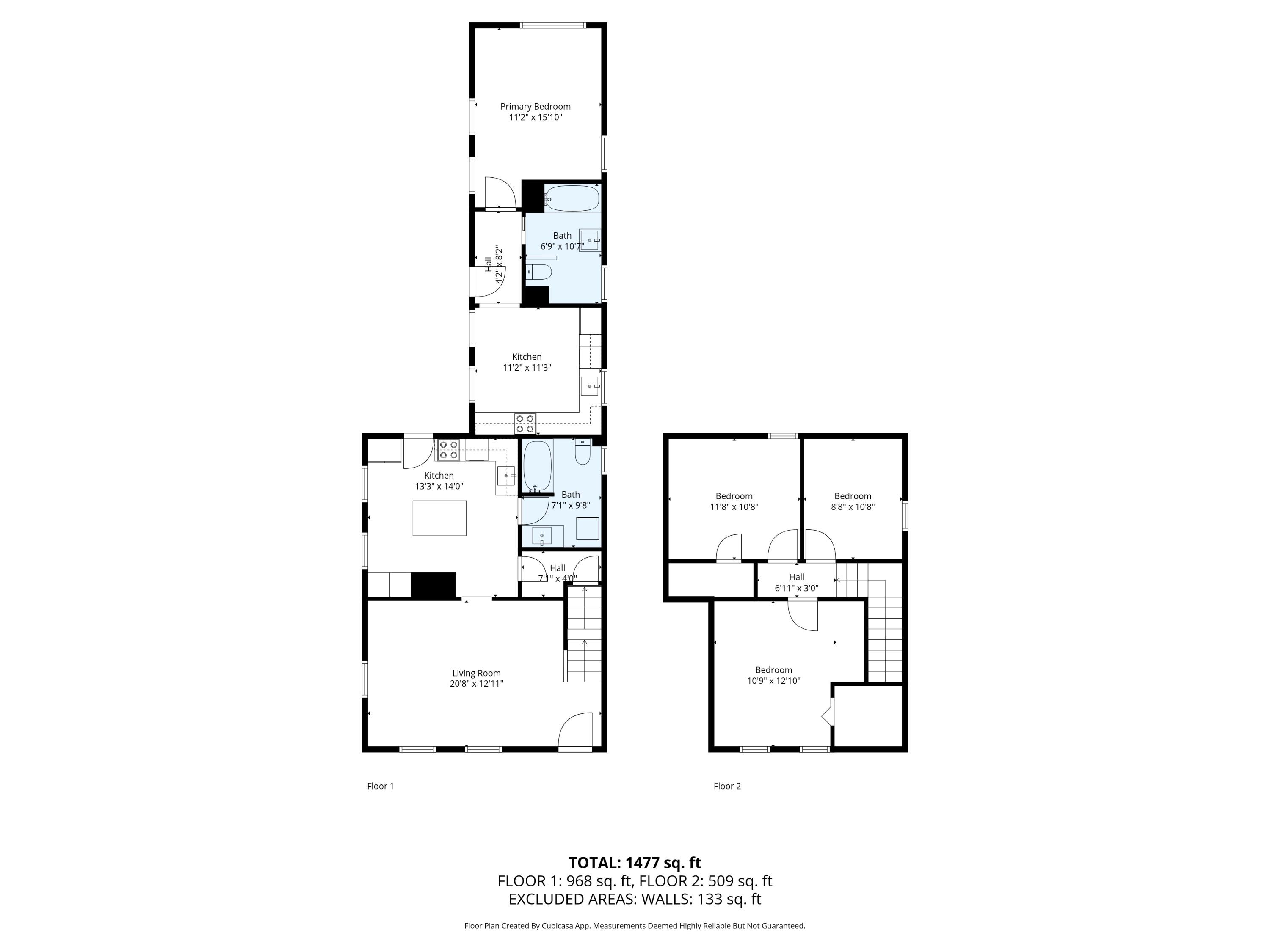 24 Hill Street Saco, ME 04072 - Photo 36 of 36 Floorplan (all floors)