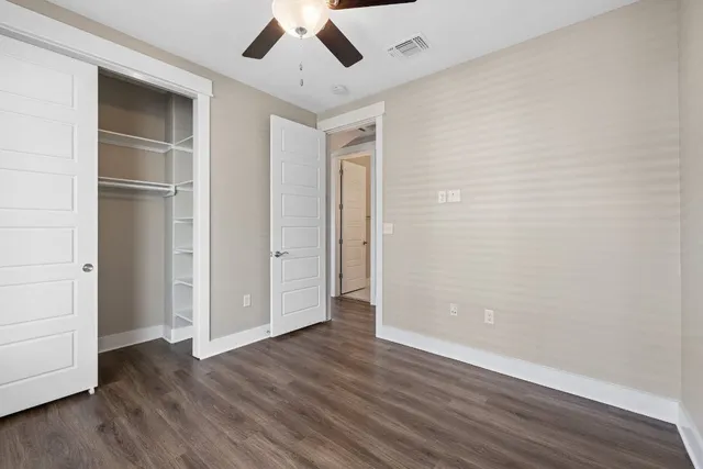 wooden floor in an empty room
