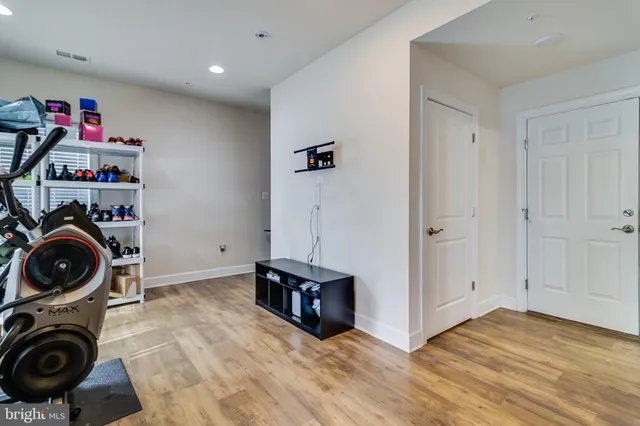 a view of a storage & utility room with washer and dryer