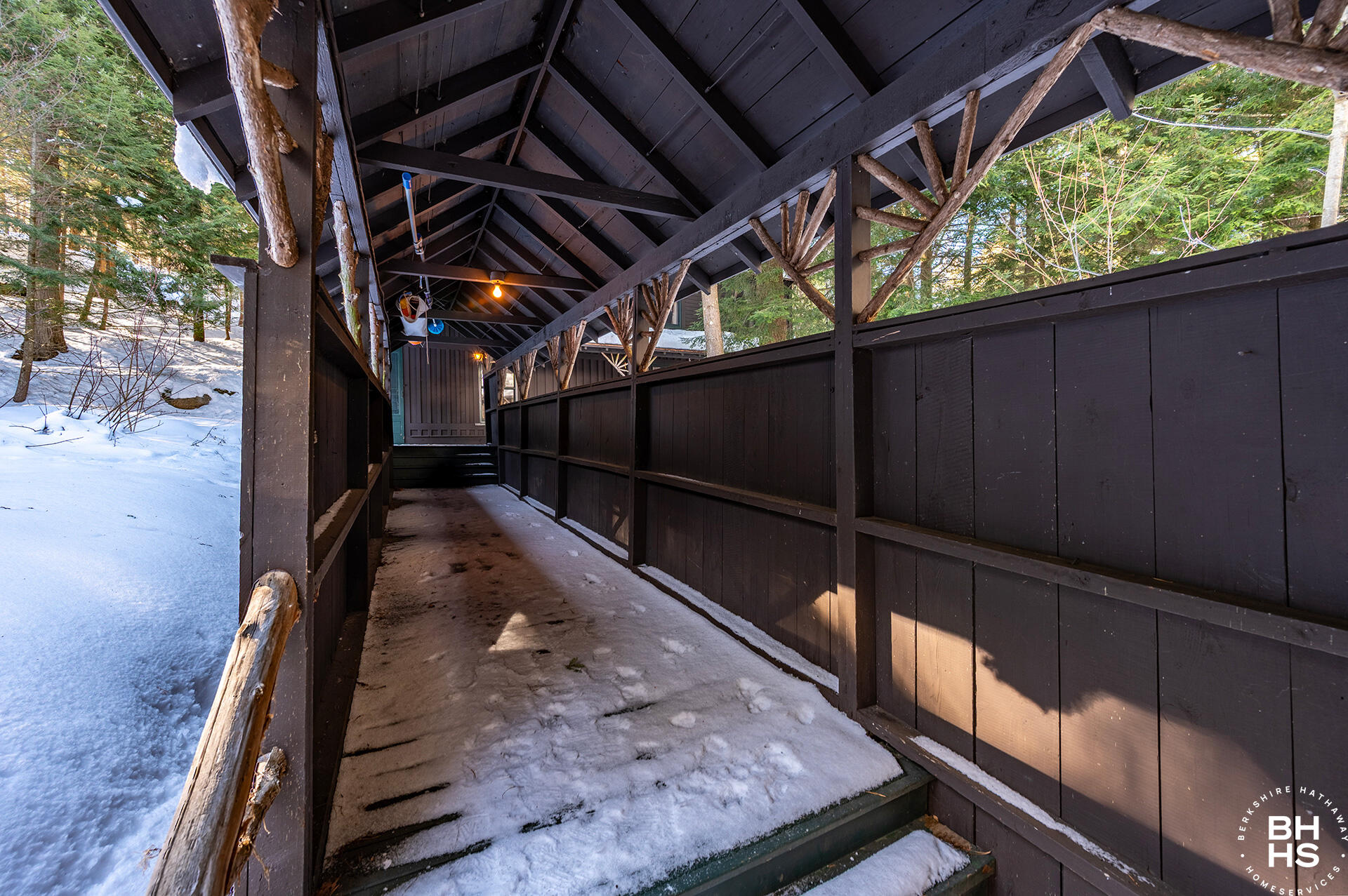 26 Hemlock Ledge Road Tupper Lake, NY 12986 - Photo 41 of 67 HemlockLedgeCamp_Pathway_To_Bunkhouse
