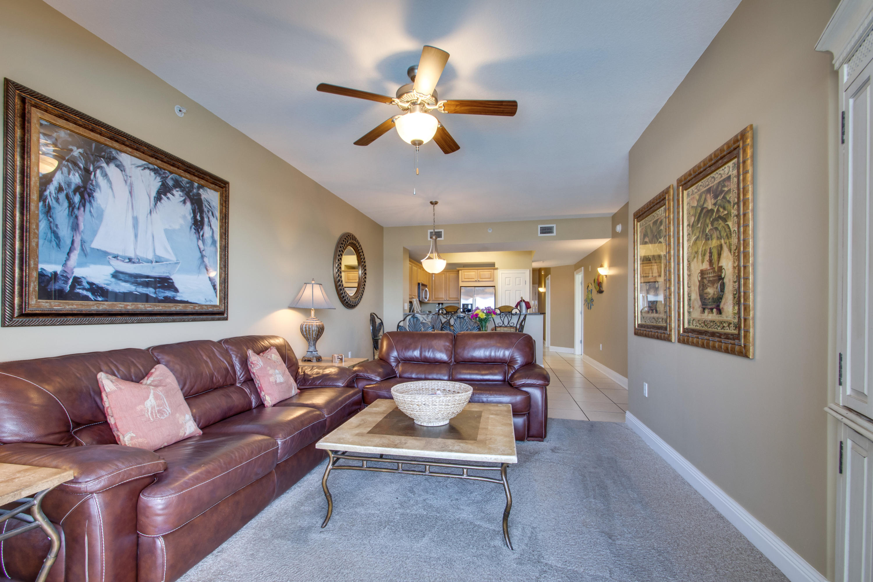 1111 Santa Rosa Boulevard, Unit 206 Fort Walton Beach, FL 32548 - Photo 13 of 46 a living room with furniture and a large window