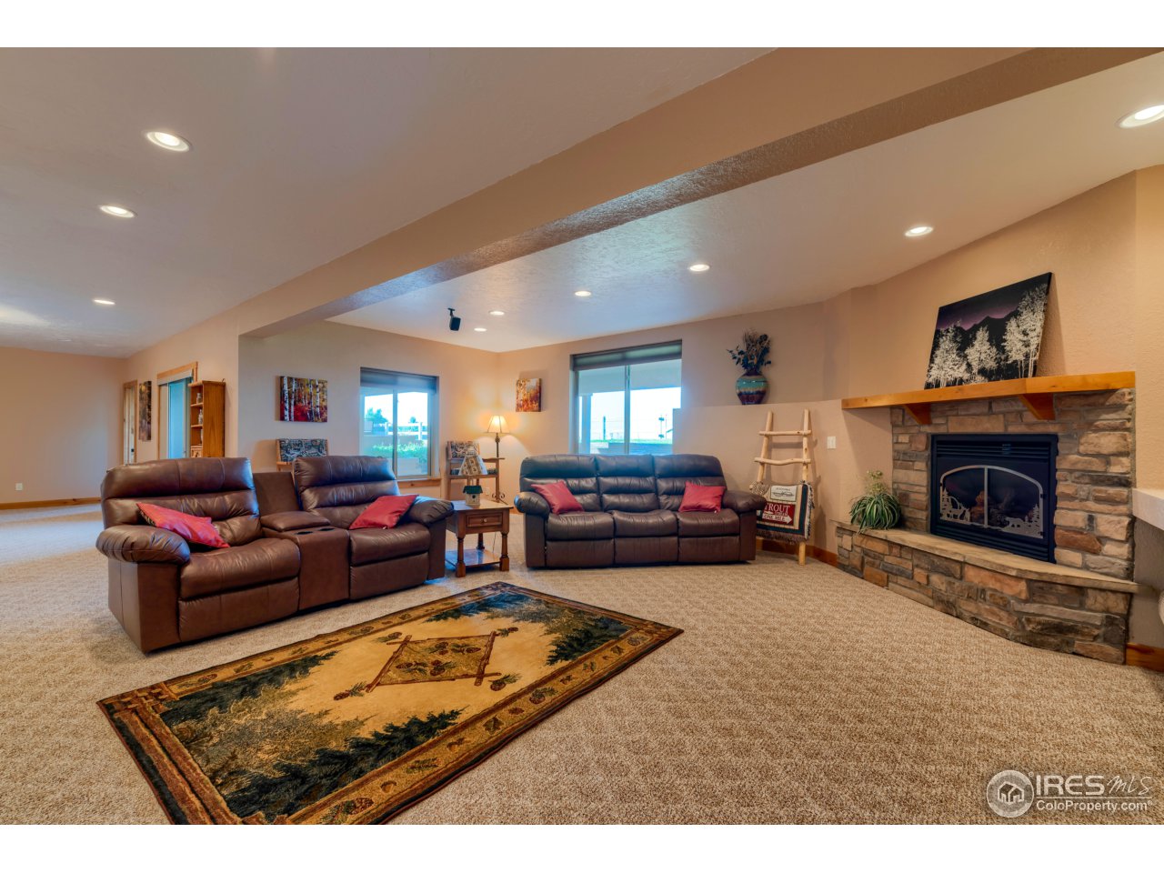 1456 Red Tail Road Eaton, CO 80615 - Photo 30 of 40 Basement Fireplace
