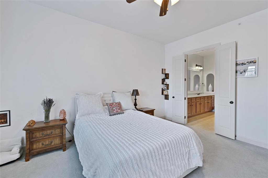 610 Via Ravello, Unit 207 Irving, TX 75039 - Photo 10 of 34 a bedroom with a bed and dresser