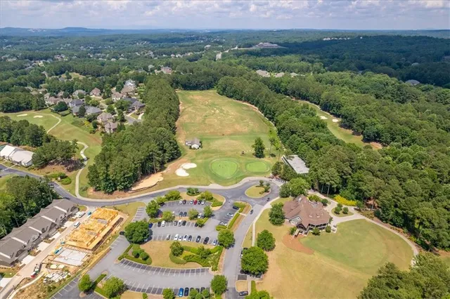 an aerial view of residential house with outdoor space