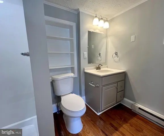 a bathroom with a sink toilet and vanity