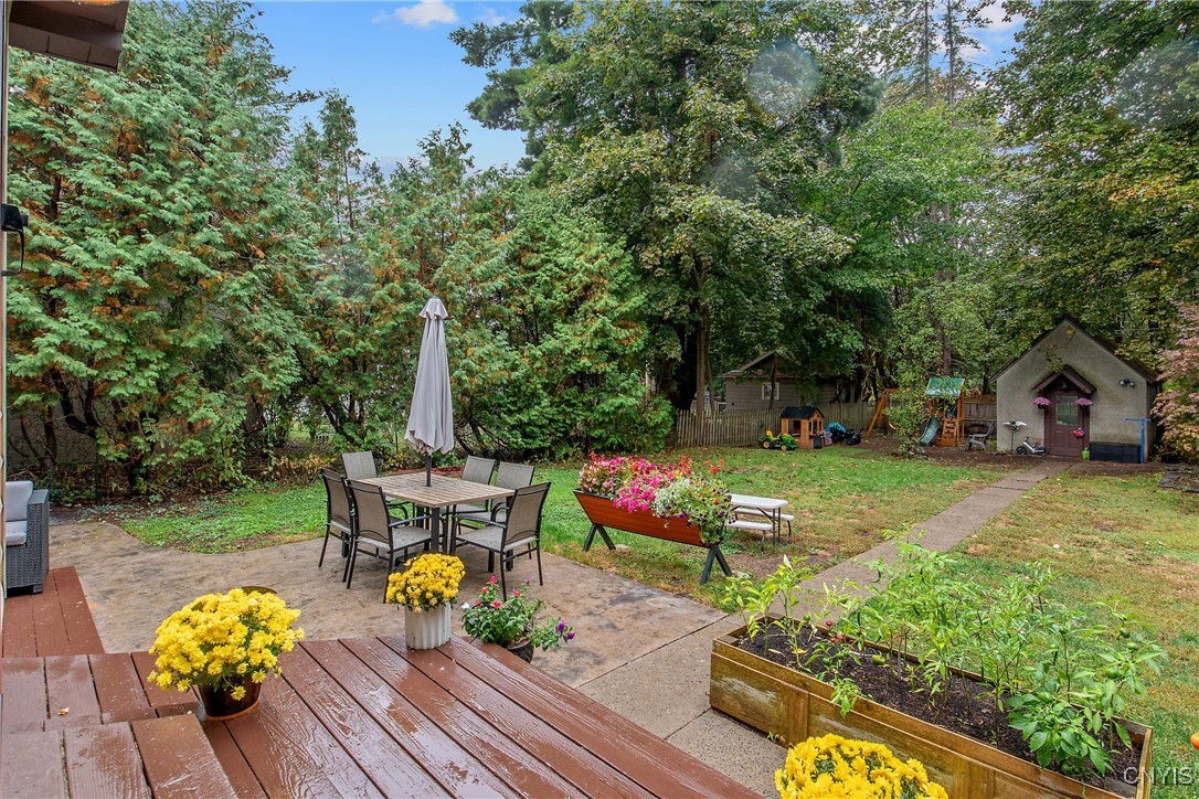 1205 North James Street Rome, NY 13440 - Photo 38 of 43 Great show of the deck, patio and spacious, privat