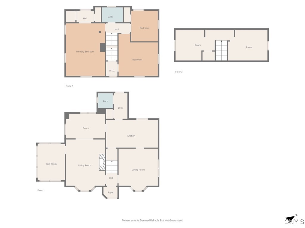 1205 North James Street Rome, NY 13440 - Photo 43 of 43 This is the layout of all 3 floors