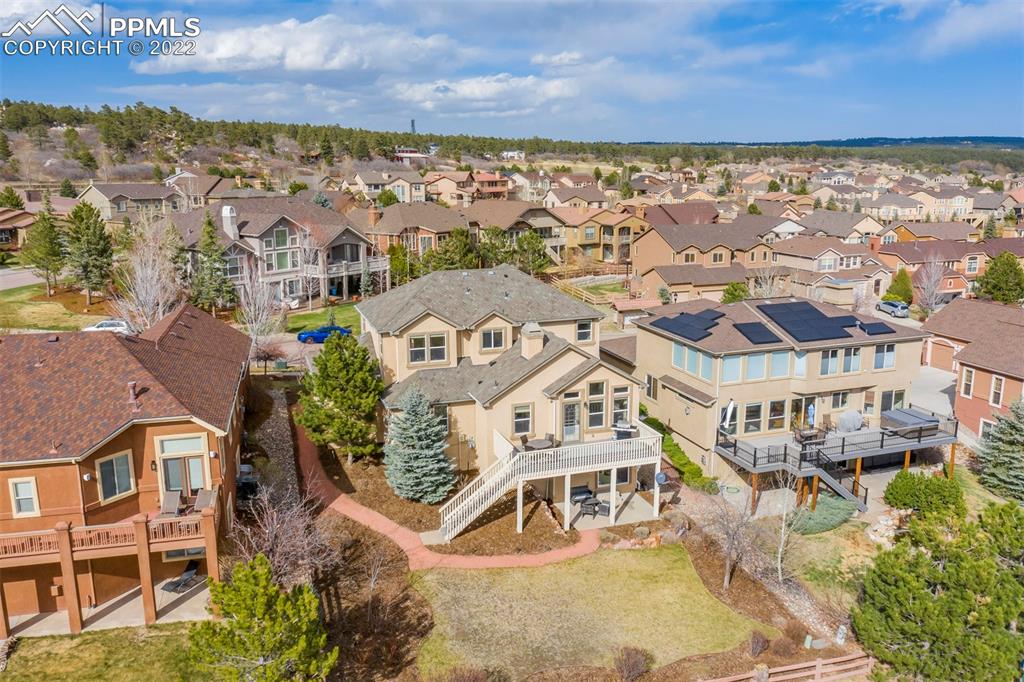 2323 Cinnabar Road Colorado Springs, CO 80921 - Photo 50 of 50 an aerial view of residential building with ocean view