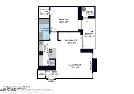 $194,500 | 200 East Southern Avenue, Unit 303, Tempe, AZ 85282