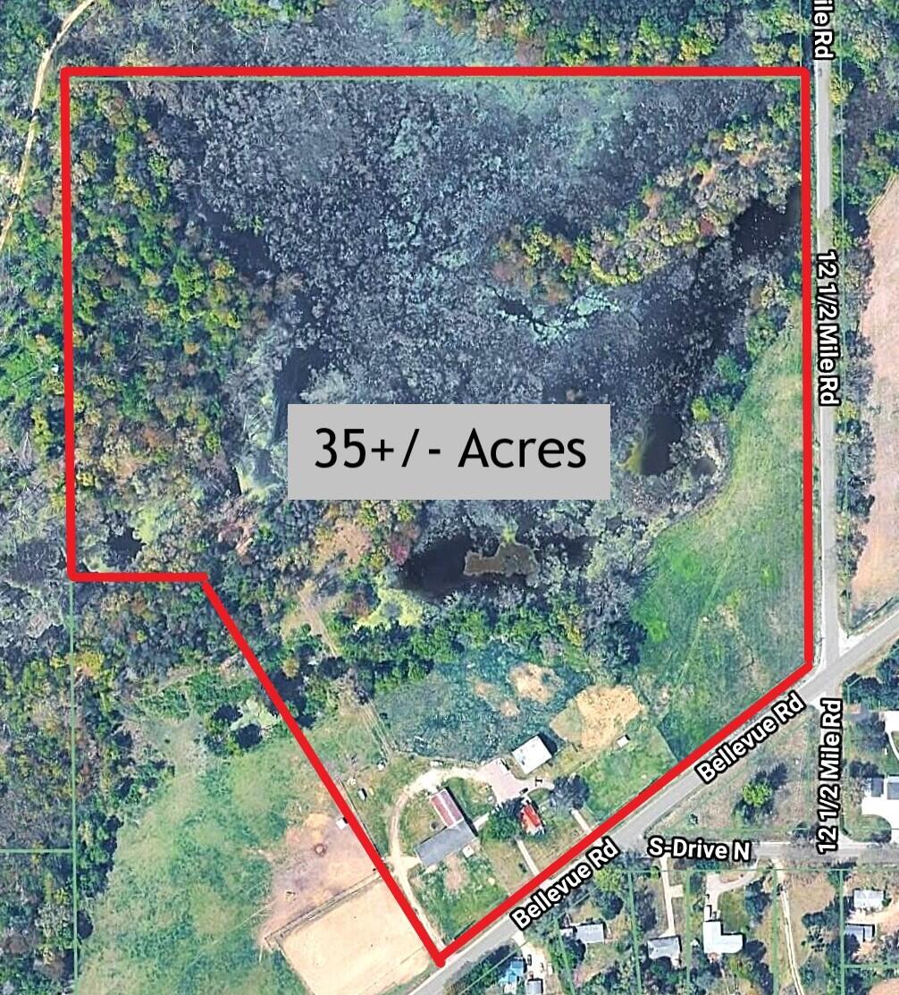 12409 Bellevue Road Battle Creek, MI 49014 - Photo 36 of 42 Property outline