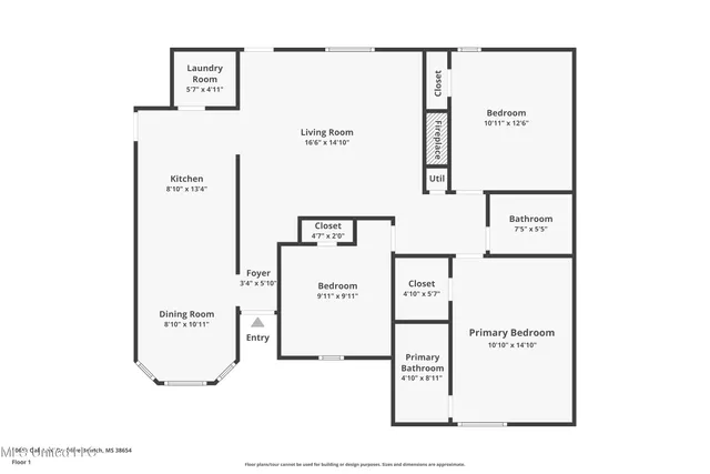 $1,655 | 10662 Oak Leaf Drive, Olive Branch, MS 38654