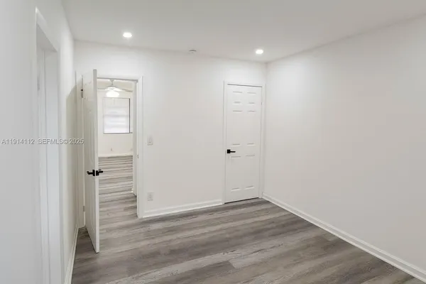 a view of an empty room