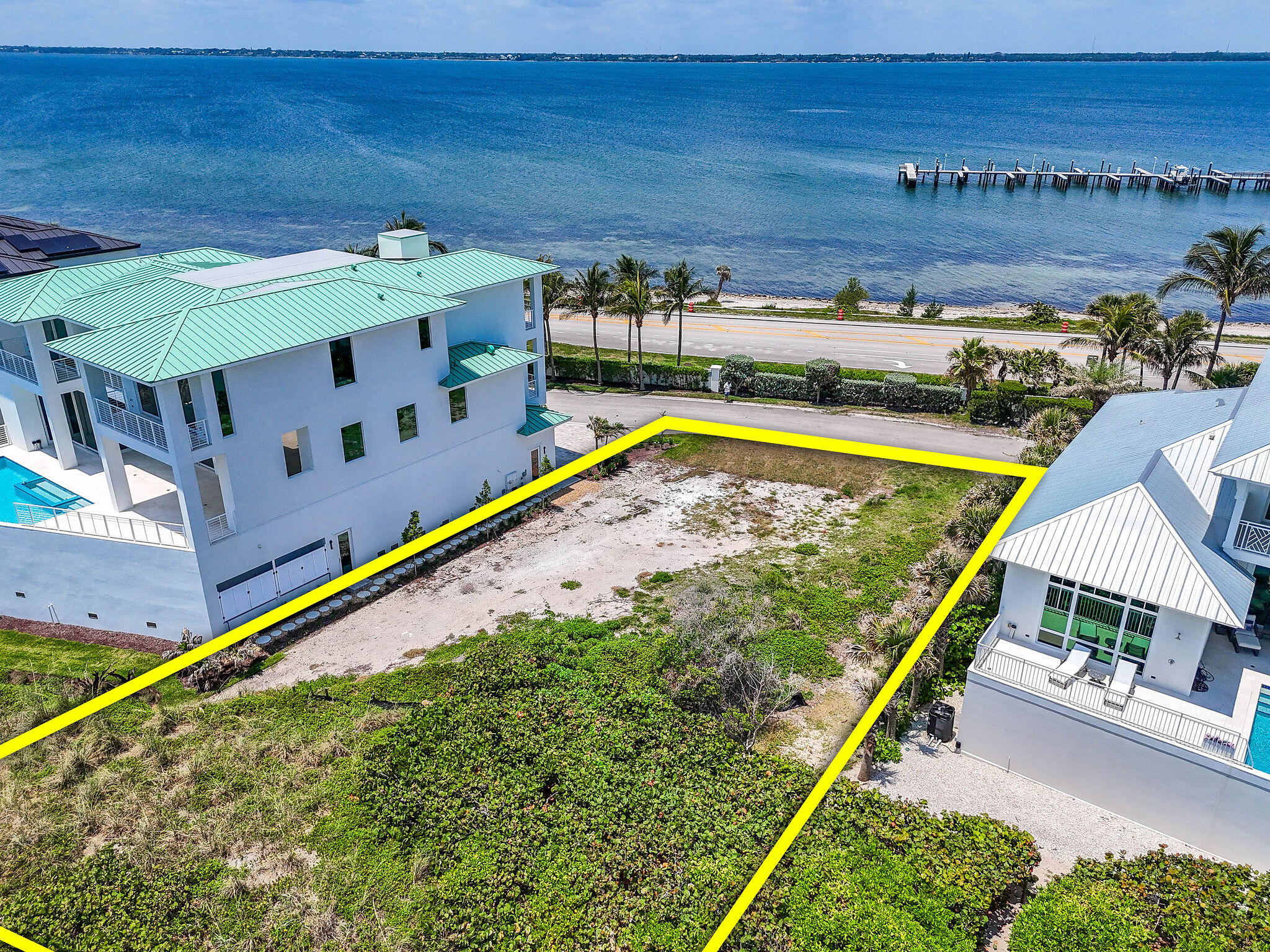 8128 South Ocean Drive Jensen Beach, FL 34957 - Photo 22 of 26 a view of a swimming pool with a patio