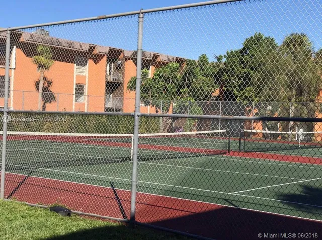 a view of a tennis court