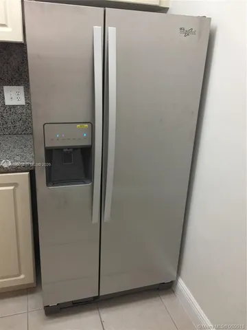 a close view of washer and dryer