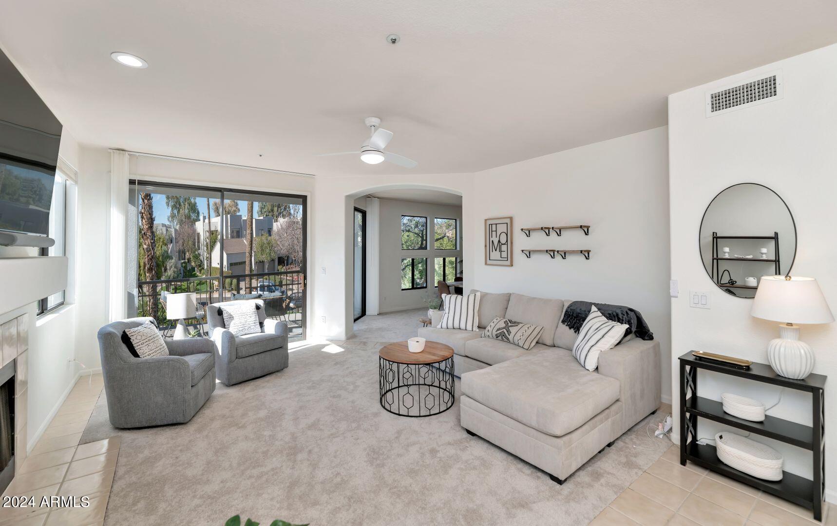 7700 East Gainey Ranch Road, Unit 215 Scottsdale, AZ 85258 - Photo 1 of 24 LivingRoom2