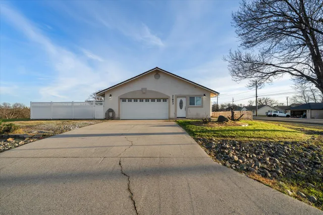 a view of street with houses