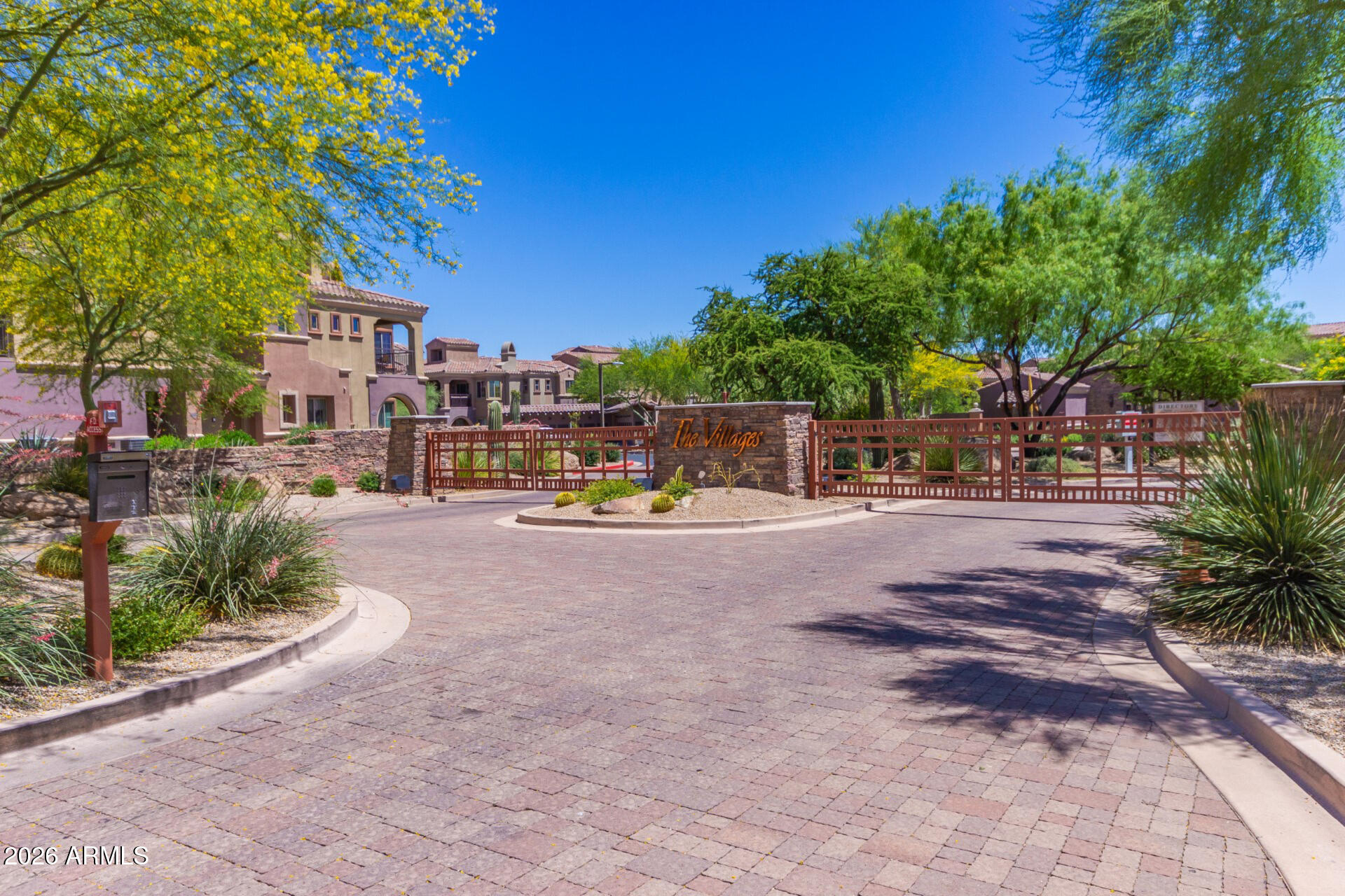 3935 East Rough Rider Road, Unit 1071 Phoenix, AZ 85050 - Photo 35 of 49 Gated Entrance