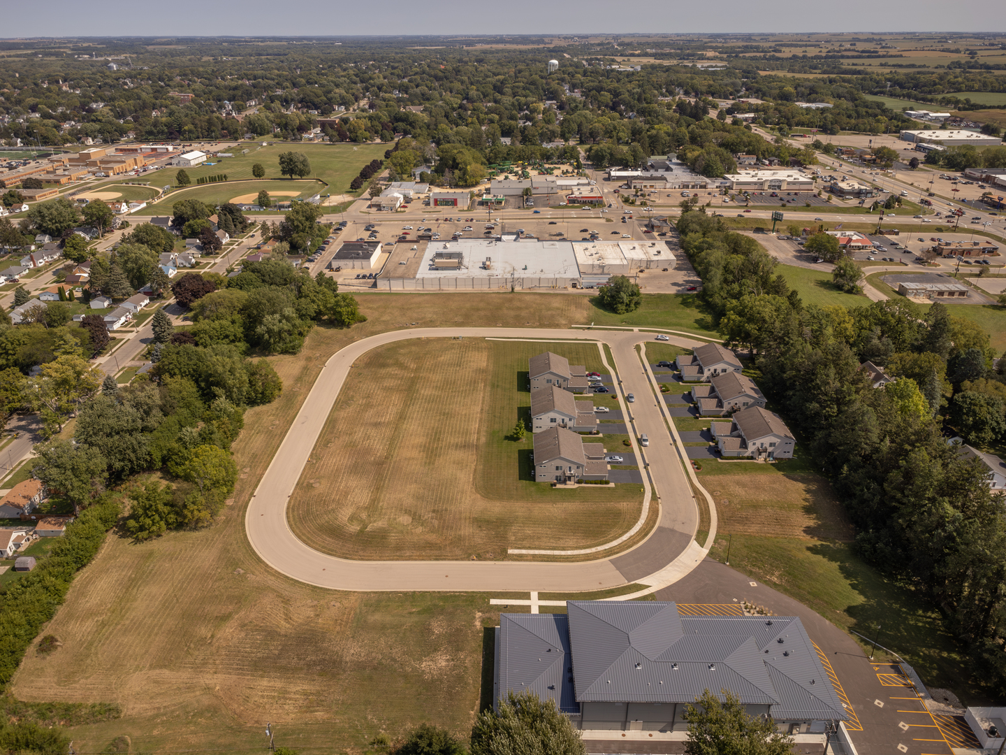 0 Field Circle Freeport, IL 61032 - Photo 4 of 4 an aerial view of residential houses with outdoor space