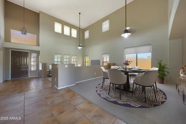 a view of a kitchen with a stove and cabinets