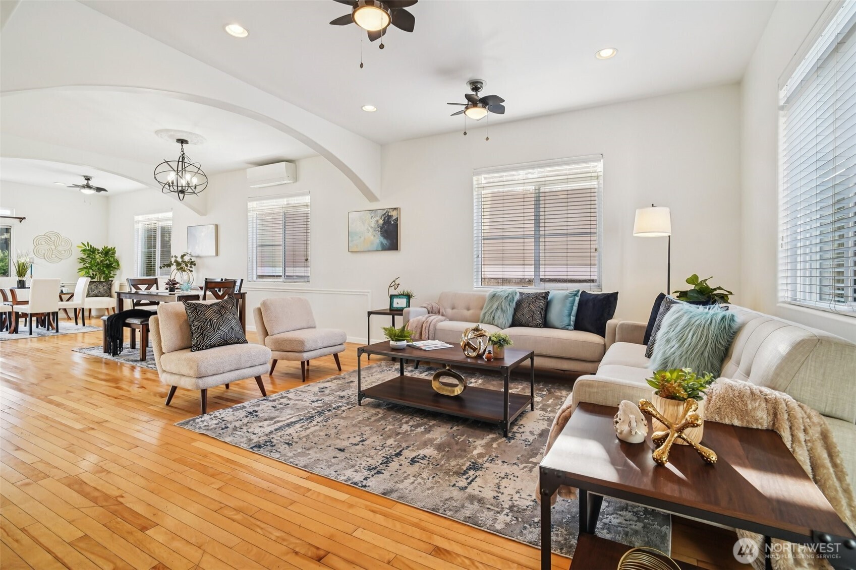 534 25th Avenue South Seattle, WA 98144 - Photo 3 of 35 a living room with furniture kitchen view and a large window
