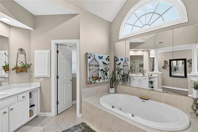 a view of a hallway view with staircase