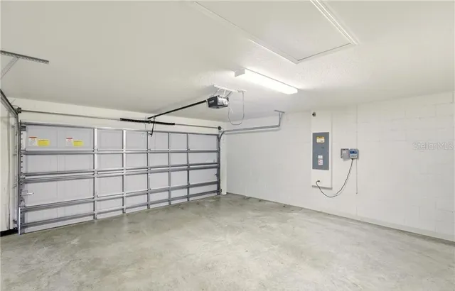 a view of a big room with windows