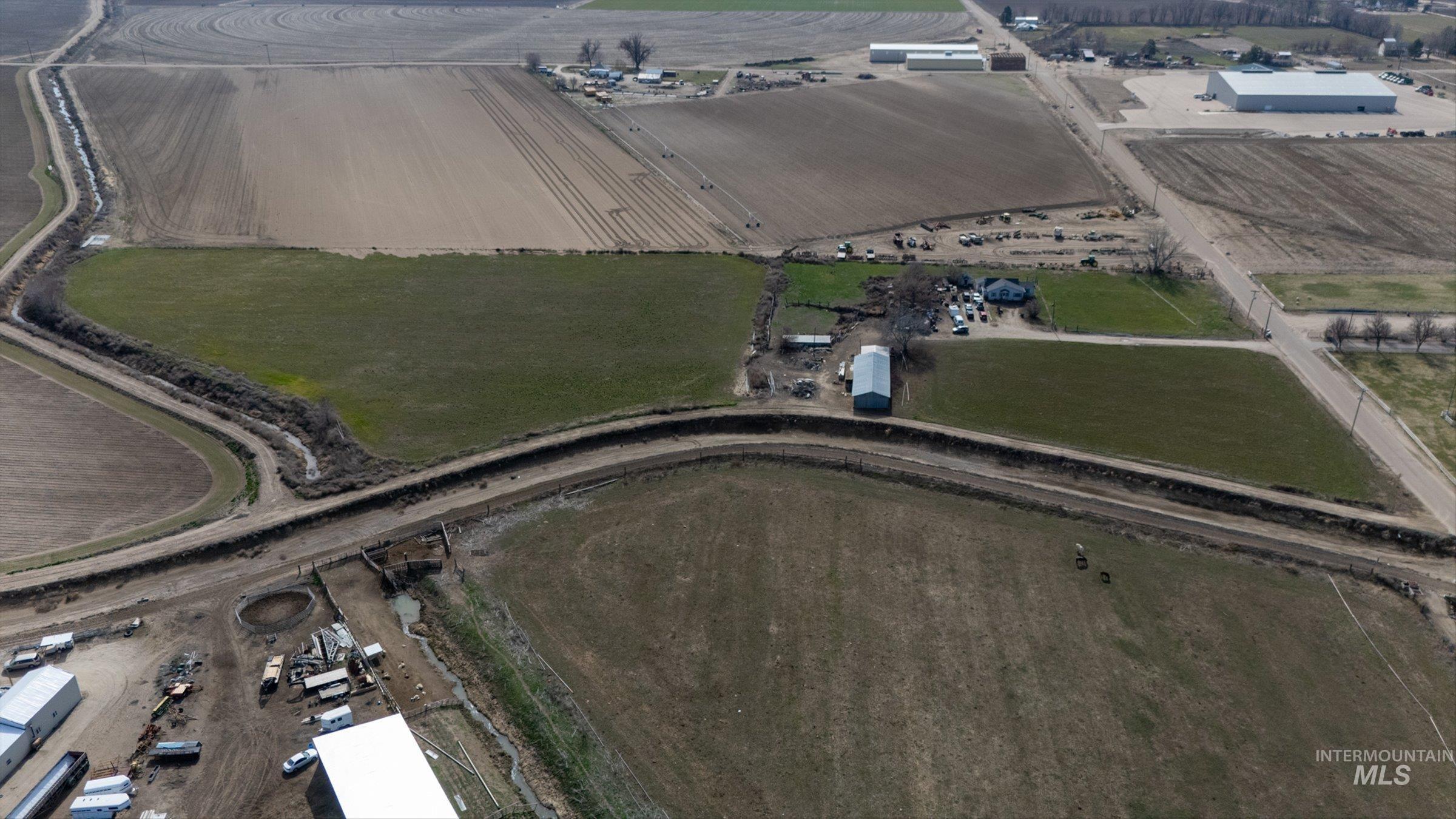 20286 Travis Road Wilder, ID 83676 - Photo 44 of 48 Aerial view of property's location with rural landscape