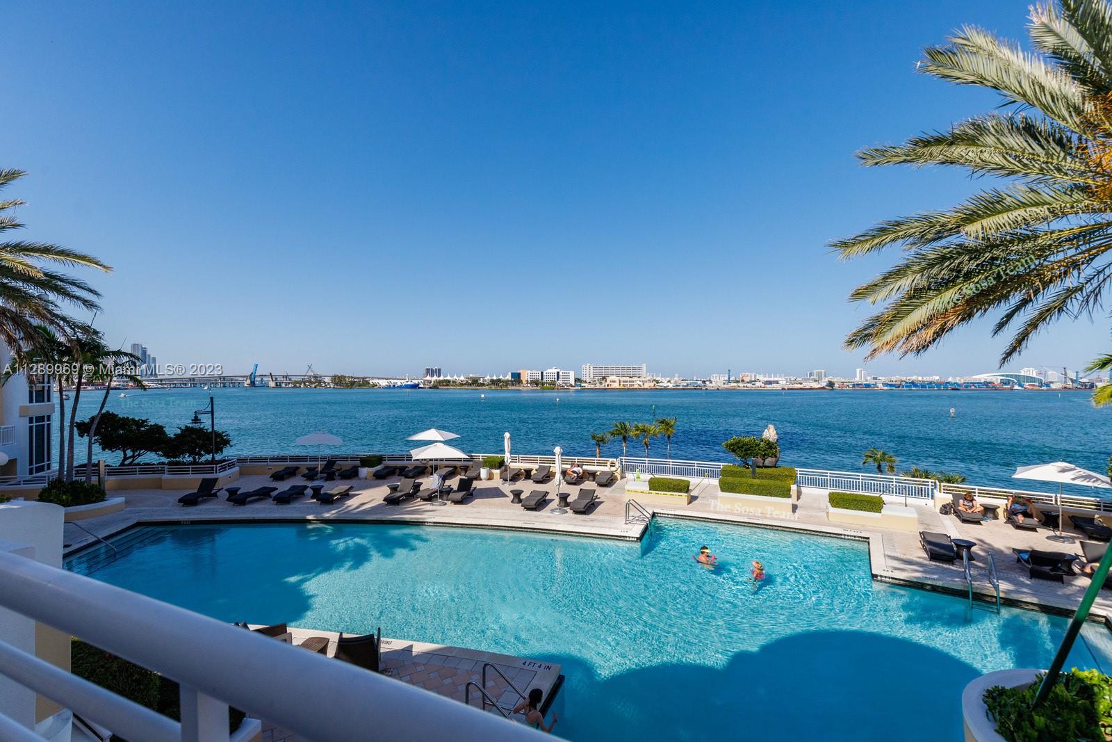 848 Brickell Key Drive, Unit 1602 Miami, FL 33131 - Photo 23 of 33 a view of a swimming pool with a patio