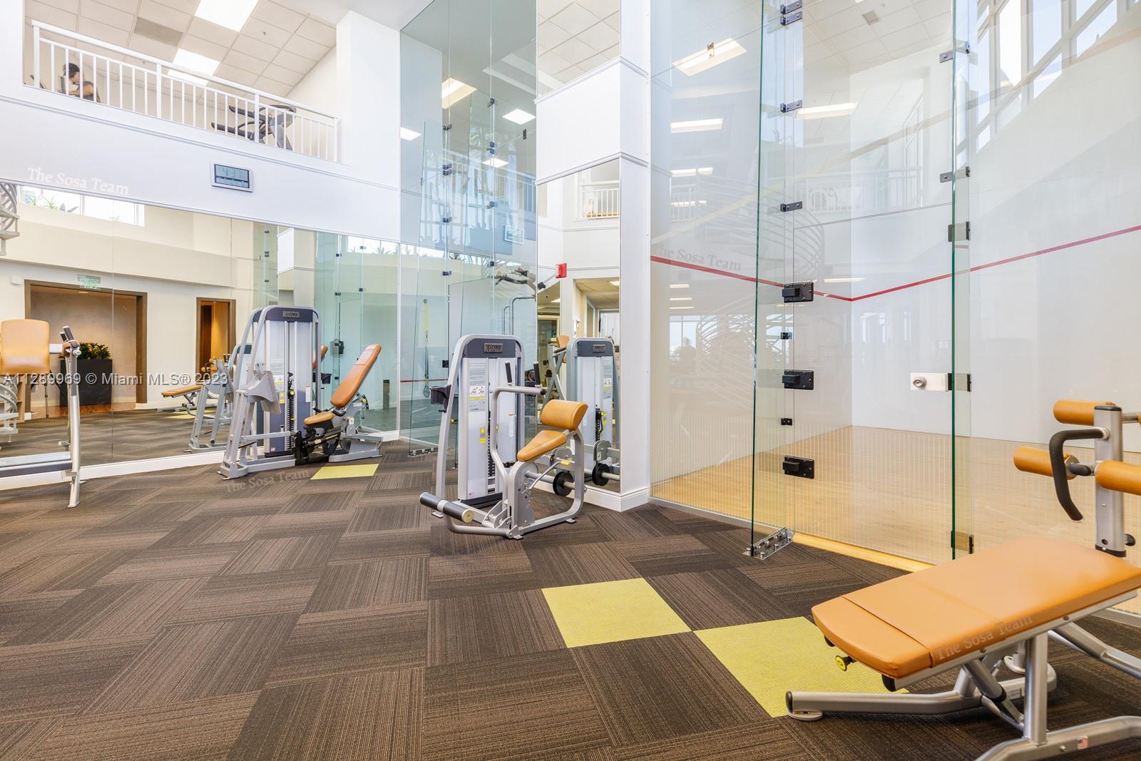 848 Brickell Key Drive, Unit 1602 Miami, FL 33131 - Photo 26 of 33 a view of a room with gym equipment